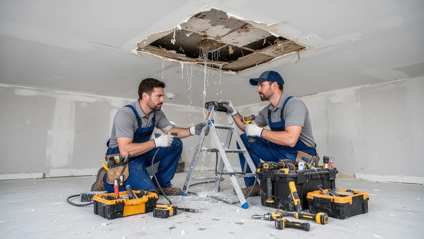Ceiling Water Damage Repair