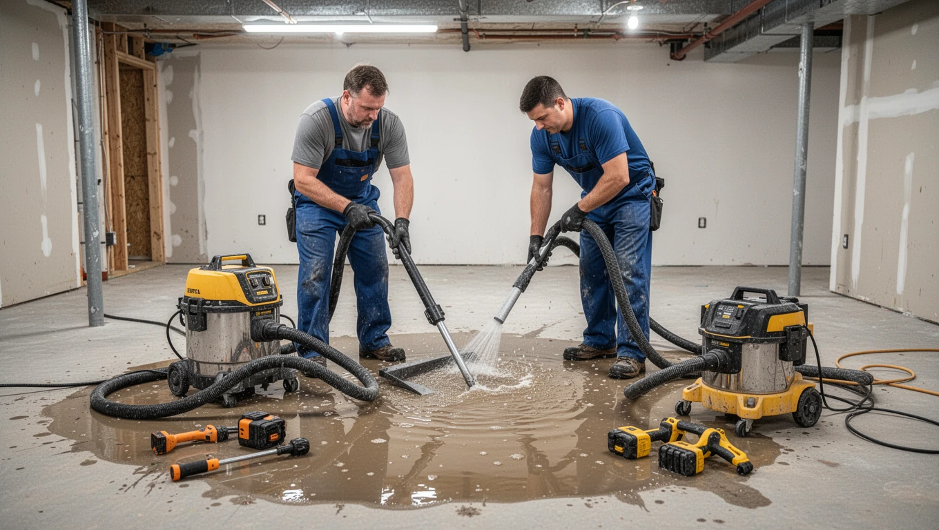 Basement Flood Cleanup
